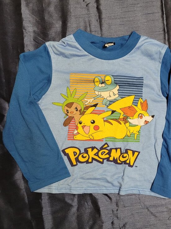 Pokemon shirt PJ top 5/6 Yrs - Picture 3 of 3